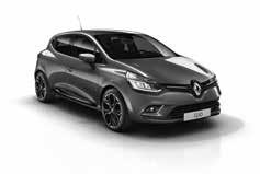 Analóg és digitalis kijelzők Renault BASS REFLEX rendszer Állítható magasságú első biztonsági övek Fekete tetősínek (Renault CLIO Grandtour esetében) Fekete színre fújt külső kilincsek Fekete színű