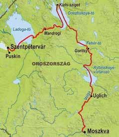 nap: Budapest Szentpétervár Elrepülés moszkvai átszállással Szentpétervárra. Érkezés után transzfer a hajóhoz, a szállás elfoglalása, vacsora a hajón. 2.