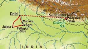 ÉRINTETT Lijiang Humayun óvárosa császár síremléke Dél-kínai Fathepur karszt Sikri Dazu Qutab sziklaszobrai Minar Agra Erőd Taj Mahal Jantar Mantar Kathmandu-völgy 1. nap: Budapest.