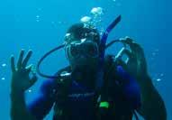 54 Teljesen kezdőknek 3 alk. próbamerülés, mely megosztható 3 főre. Teljes felszerelés biztosítva. 1 főre 1 alk. check-dive, és 3 alk. parti merülés, teljes felszereléssel. 2 főre 1 alk.