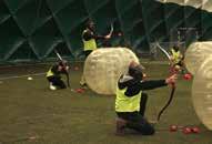 Buborékfoci és íjászharc Futballon Cím: UV Buborékfoci: 1183 Budapest, Attila utca 2. Buborékfoci és Archery Tag: Egyéni megbeszélés alapján. Honlap: www.futballon.