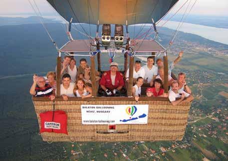 A program magában foglalja az utasok találkozási ponttól és vissza történő szállítását, a ballon előkészítését az útra, rövid biztonsági oktatást, üdítővel v.