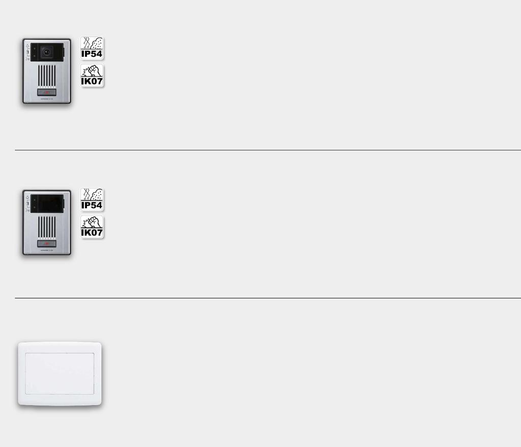 Videó kapuállomás IX-DA IP Audió és Videó kapuállomás PoE IEEE802.