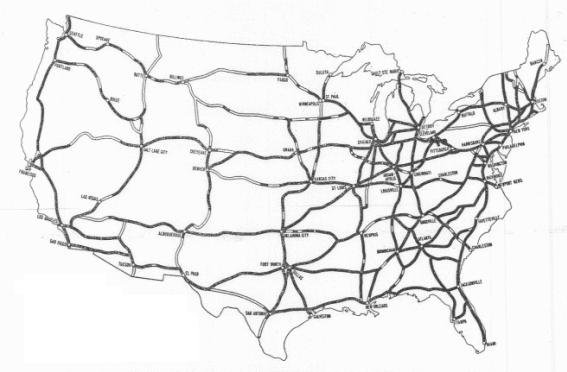 Watts - Strogatz gráf fokszámeloszlása különböz p értékek esetén n = 1000 k = 10 (a) Az USA repül tér hálózata: két reptér (b) Az USA autóút-hálózata: két nagyváros össze van kötve, ha vezet össze