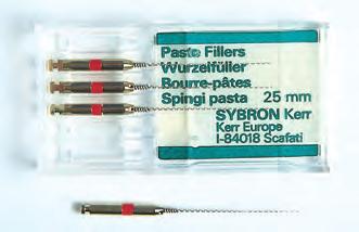 Készítmények foggyökércsatorna-kezeléshez Gyökértömő (SybronEndo / Kerr) Hossz / ISO 21 mm 25 mm 29 mm Könyökdarabba, 4 db/csomag.