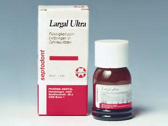 Ideiglenes gyökértömő anyagok Largal Ultra (septodont) A foggyökércsatorna kémiai tágítására és tisztítására szolgáló oldat.
