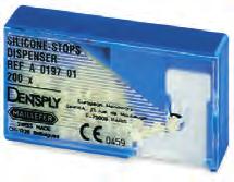 395 Endo-Stops (Polydentia) Szilikon, 3,5 mm átmérőjű, 1 mm vastag, sterilizálható, piros