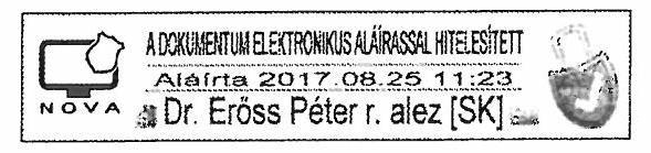 Az elektronikus dokumentumok hitelesítése elektronikus bélyegzővel történik, kivéve, ha jogszabály kifejezetten elektronikus aláírás alkalmazását írja elő, valamint akkor is, ha a jogszabály a
