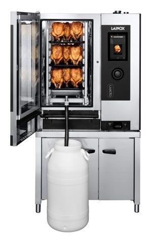 POLLOGRILL Akalmazás nyárson sült csirkék készítésének kezeléséhez. RETROFIT TELEPÍTÉS LEHETŐSÉGE.