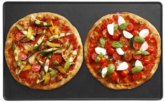 GRILLEZÉS ÉS PIZZA SÜTÉS Sima vagy bordázott, vastag hőgyűjtő tulajdonsággal rendelkező sütőlapok.