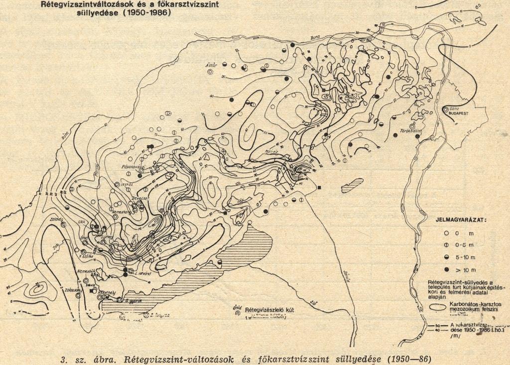 nagyságrenddel kisebb mértékben és lokálisan tudott átterjedni ezekre (7. ábra), de rajtuk keresztül viszont egyes területeken a talajvízre is átterjedt.