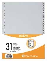 581,59 Ft Regiszter PP 1 31-ig regiszterfülekkel szürke P2220-0291 242 297 mm
