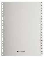 P2220-0282 Regiszter PP A Z-ig regiszterfülekkel 20 részes méret: A/4 szürke