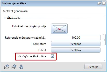 Allplan 2019 Javított csapatmunka építészeknek és mérnököknek 43 Vágógörbe ábrázolása Azért, hogy lehetőség legyen a vágógörbe gyors módosítására, a vágógörbe most alapértelmezésben ábrázolva lesz a