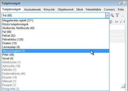 50 Építészelemek szerkesztése a Tulajdonságok palettán Allplan 2019 Építészelemek szerkesztése a Tulajdonságok palettán Az építészelemek tulajdonságai korábban nem jelentek meg a Tulajdonságok