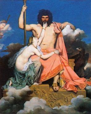 Mindentudás Egyeteme A jóságos Jupiter. Ingres festménye, 1811 náló kreatív képességének függvénye.