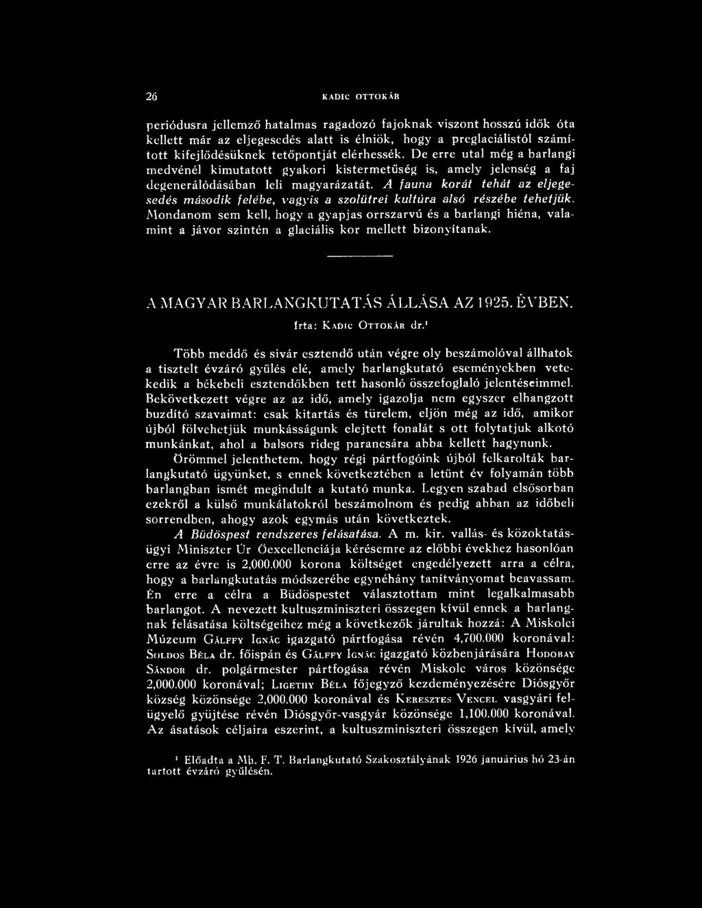 írta: K a d i c O t t o k á r d r.