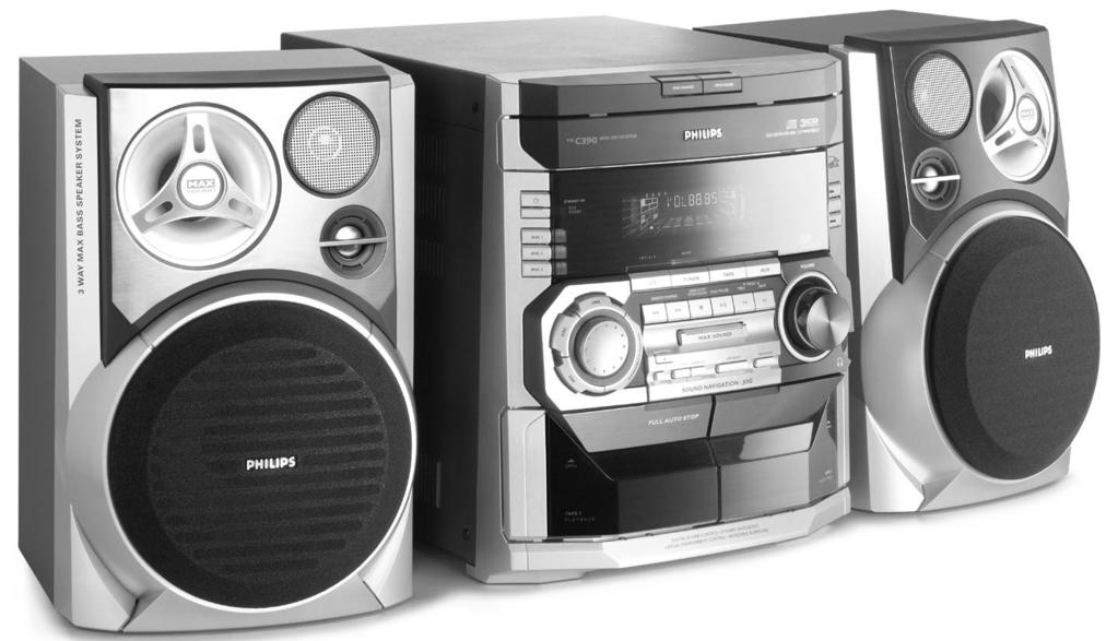 Mini Hi-Fi System FW-C390 - PDF Ingyenes letöltés