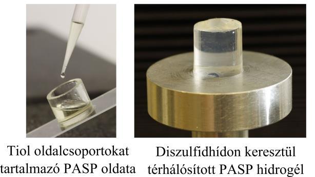 6 A PhD értekezés tézisei A térhálósított PASP gélek kémiai szerkezetét a keresztkötő molekulák konverziójával jellemeztem.