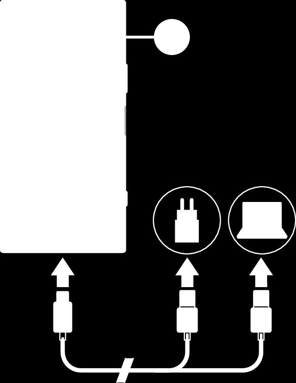 Akkumulátor és karbantartás A készülék töltése Mindig az adott Xperia modellhez készült eredeti Sony-töltőt és USB Type-C típusú kábelt használjon.