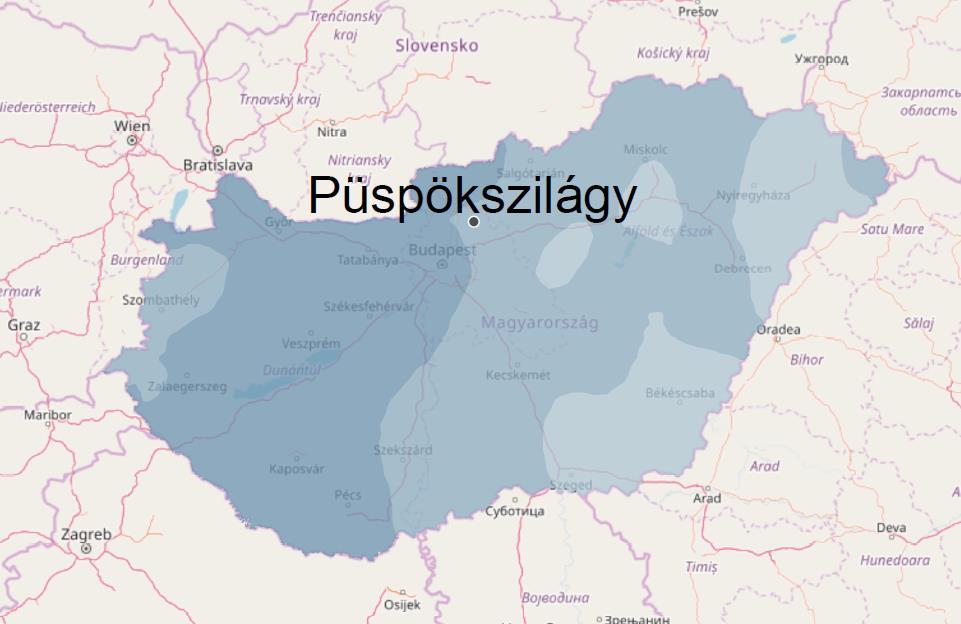 ) A klímaváltozás következtében a villámárvizeket okozó nagycsapadékos napok előfordulásának gyakorisága