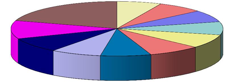 hó 8,1% A központi költségvetés 213.