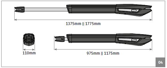 ? mm Határozza meg az A méretet (bármely értéket választhat) B A - 20 mm A B mérethez csökkentse az A méretet 20 mm-rel Példa: Ha a hátsó