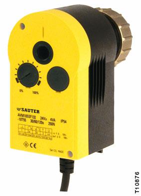 51.362/1 AVM 105S, 115S: Actuator with SAUTER Universal Technology (SUT) How energy efficiency is improved Automatic adaptation to valve, precision control and high energy efficiency with minimal