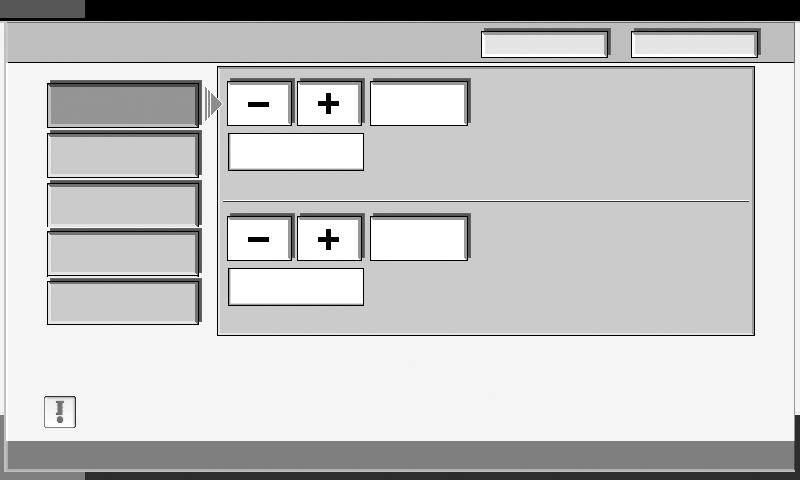 Használat előtti előkészületek Nyomja meg a System Menu gombot. 2 Nyomja meg az [Általános beállítások], [Módosítás] gombot az Eredeti / Papírbeállítás alatt, a [Módosítás] gombot a Kézi adagoló beál.