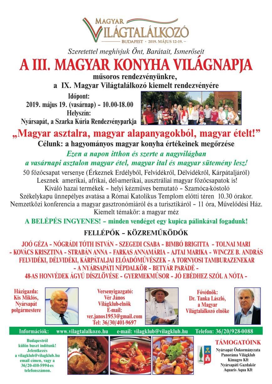 hu Hirdetés: 1581 Budapest, Pf.100 E-mail: vilagklub@vilagklub.hu www.vilagklub.hu www.vilagtalalkozo.