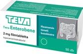 Teva-Enterobene 2 mg, 50 filmtabletta** A Teva-Enterobene 2 mg filmtabletta hasmenés kezelésére szolgáló Vény nélkül kapható, loperamid-hidroklorid hatóanyagú Forgalmazza: TEVA Gyógyszergyár Zrt.