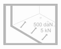 Országtól függően a maximális erő lehet, hogy fel van tüntetve egy címkén.