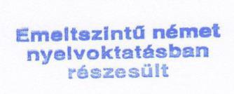 Eelt szitű éet/agol yelvoktatása részesült Haszálata: izoítváok, aakövek taév végi lazáásához.