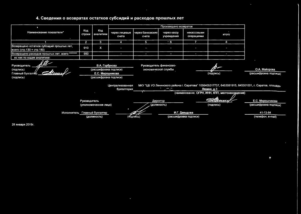 B03BpaTOB 4epea Kacey y4pe>kaeh111s:1 HeKaCCOBblMlll onepal\llll'imlll llltoro 1 2 Boaspall.leHo octatkob cy6c111a111iii npownb1x net, scero ( CTp.130 + CTp.180) 910 Boaspall.