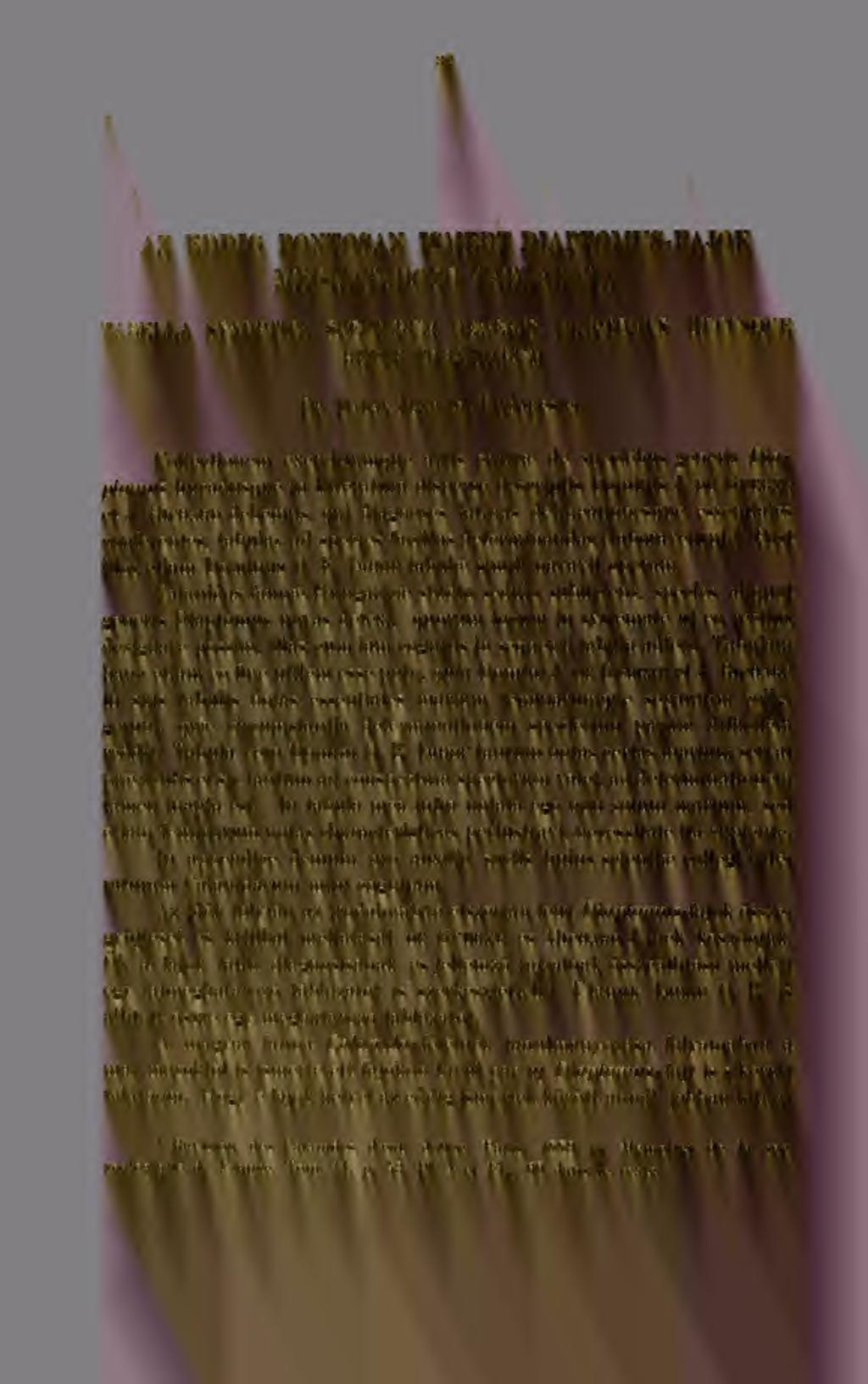 3â AZ EDDIG PONTOSAN ISMERT DIAPTOMUS-FAJOK MEGHATÁROZÓ TÁBLÁZATA. TABELLA SYNOPTICA SPECIEEUM GENERIS DIAPTOMUS ÏÏUCUSQUE REGTE COGNITARUM. Dr. Daday jenö-töl Budapesten.