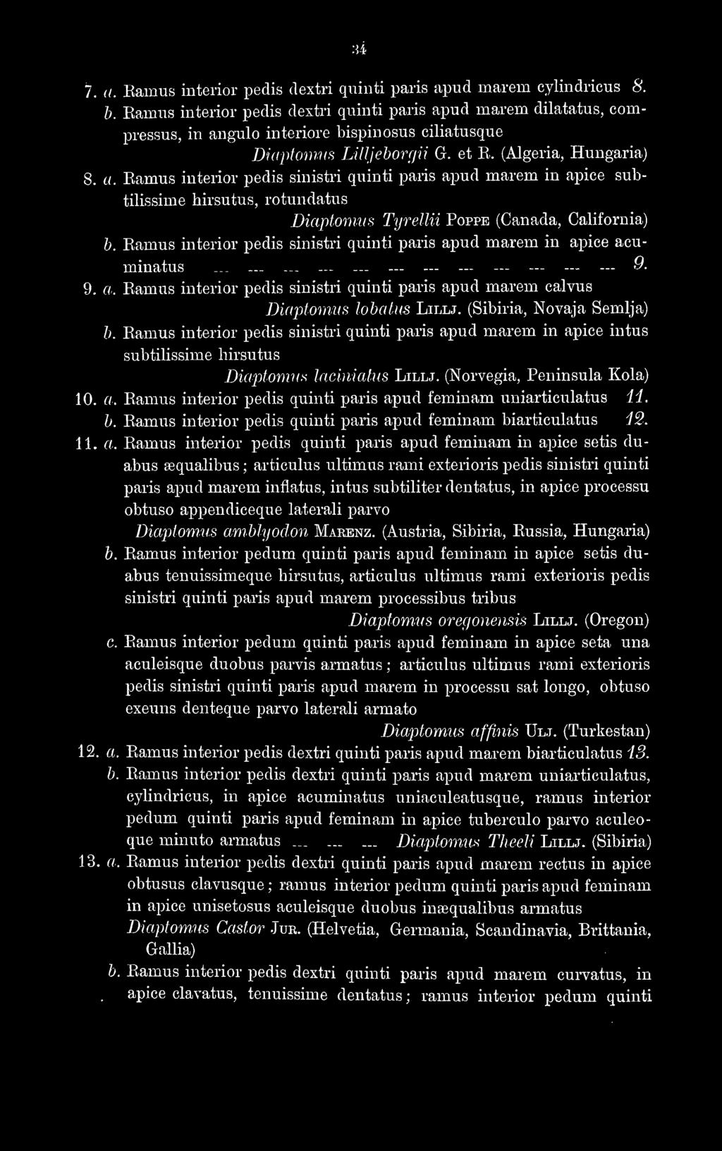 84 7. a. Eamus interior pedis dextri quinti paris apud marem cylindricus 8. h.