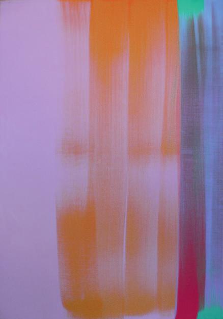 31 32 Nádler István Feketebács, lila / Black Whip, Purple (2007) akril, kazeintempera, vászon / acrylic, kazeintempera on