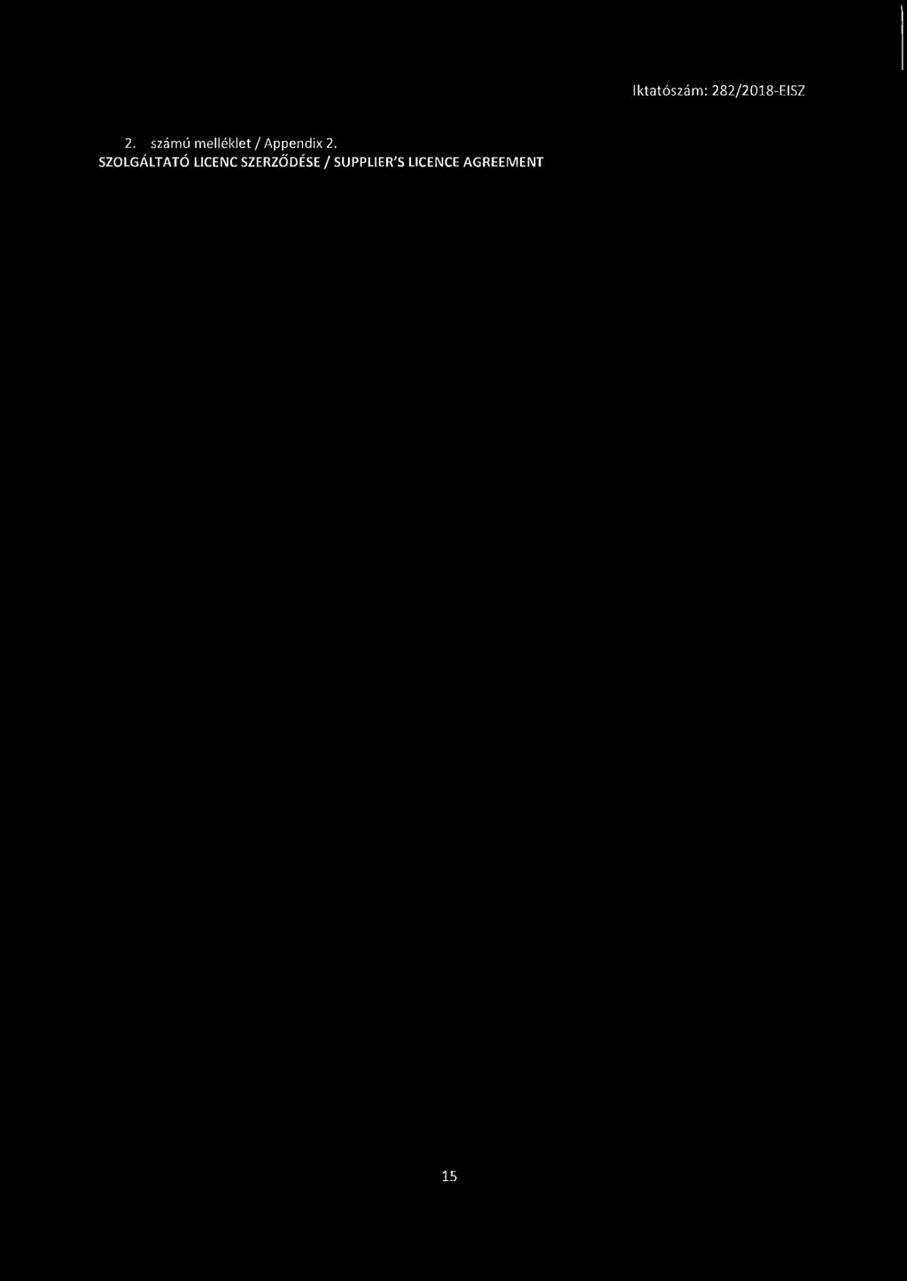2. számú melléklet / Appendix 2.