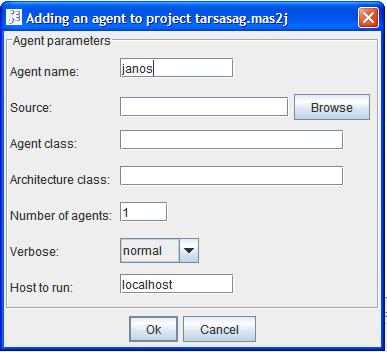 /* Jason Project */ MAS ujproject { infrastructure: Centralised agents: janos; bela; // Agent janos in