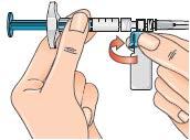 napján), illetve 0,5 ml a kezelés 7., 9. és 11. napján esedékes injekciók esetében, illetve 0,75 ml a kezelés 13., 15. és 17. napján esedékes injekciók esetében. Az injekciós üveget dobja ki, akármennyi oldatot tartalmaz is.