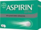 Hatékony fájdalomcsillapítás, a hagyományos Aspirin tablettához képest 2x gyorsabban! Hatóanyag: acetilszalicilsav Forgalmazza: Bayer Hungária Kft. 1123 Budapest, Alkotás u. 50.