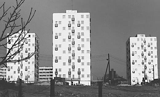 cultural fact / post soviet countries, Scandinavian countries, France, UK photo: urb/bme Budafok Experimental Housing Estate, Budapest / arch. T.