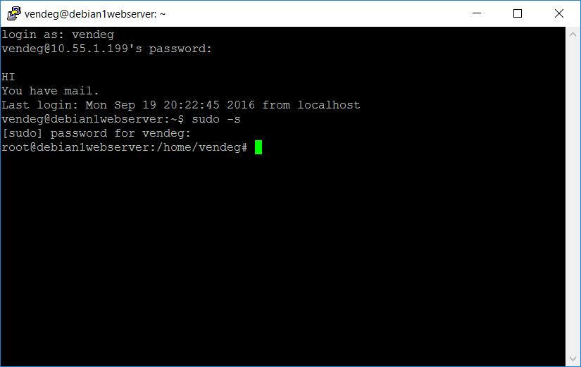 sudo. vendeg: nbnb1234 user: nbnb1234 (név/jelszó) 20