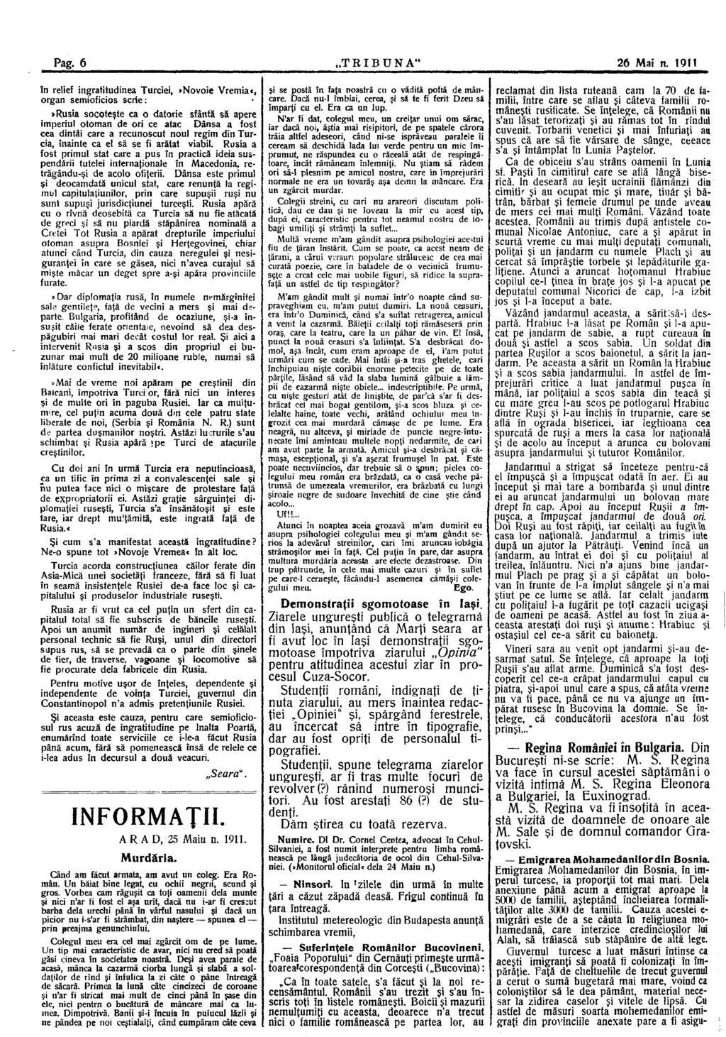 Pag. 6 TRIBÜN A" 26 Mai n.