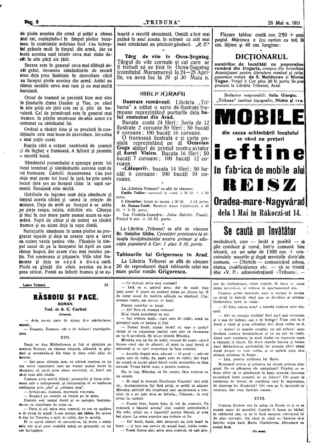Pag. 8 de ploile acestea din urmă şi astfel a rămas mai rar, copleşindu-1 în timpul ploilor buruiana.