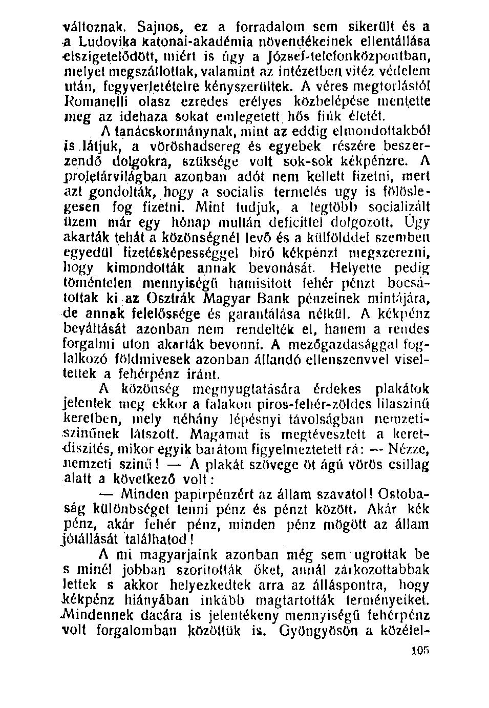 100. változnak.