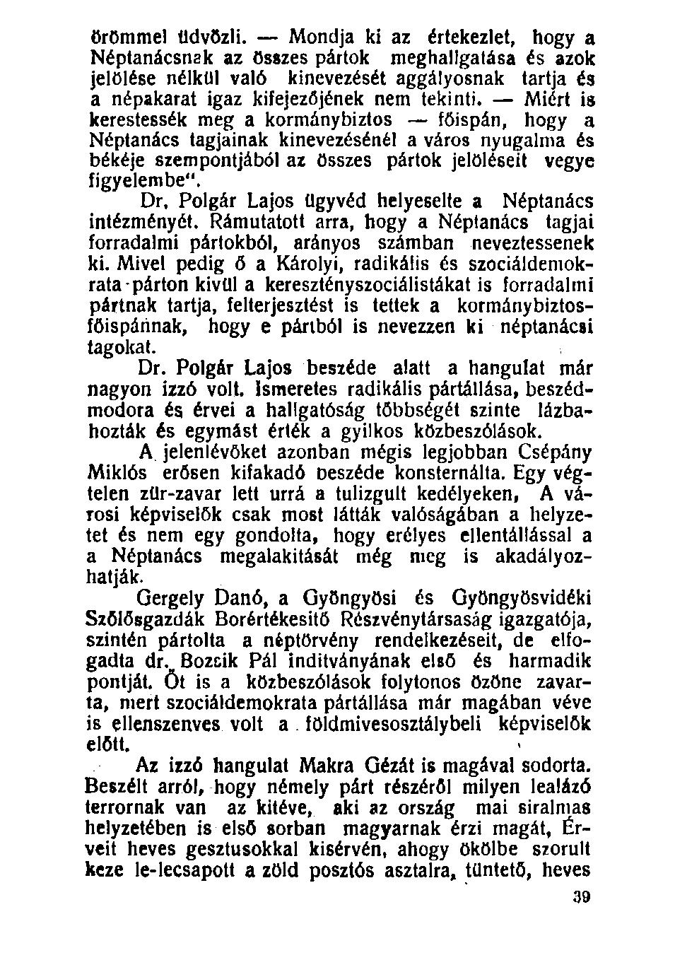 100. örömmel üdvözli.