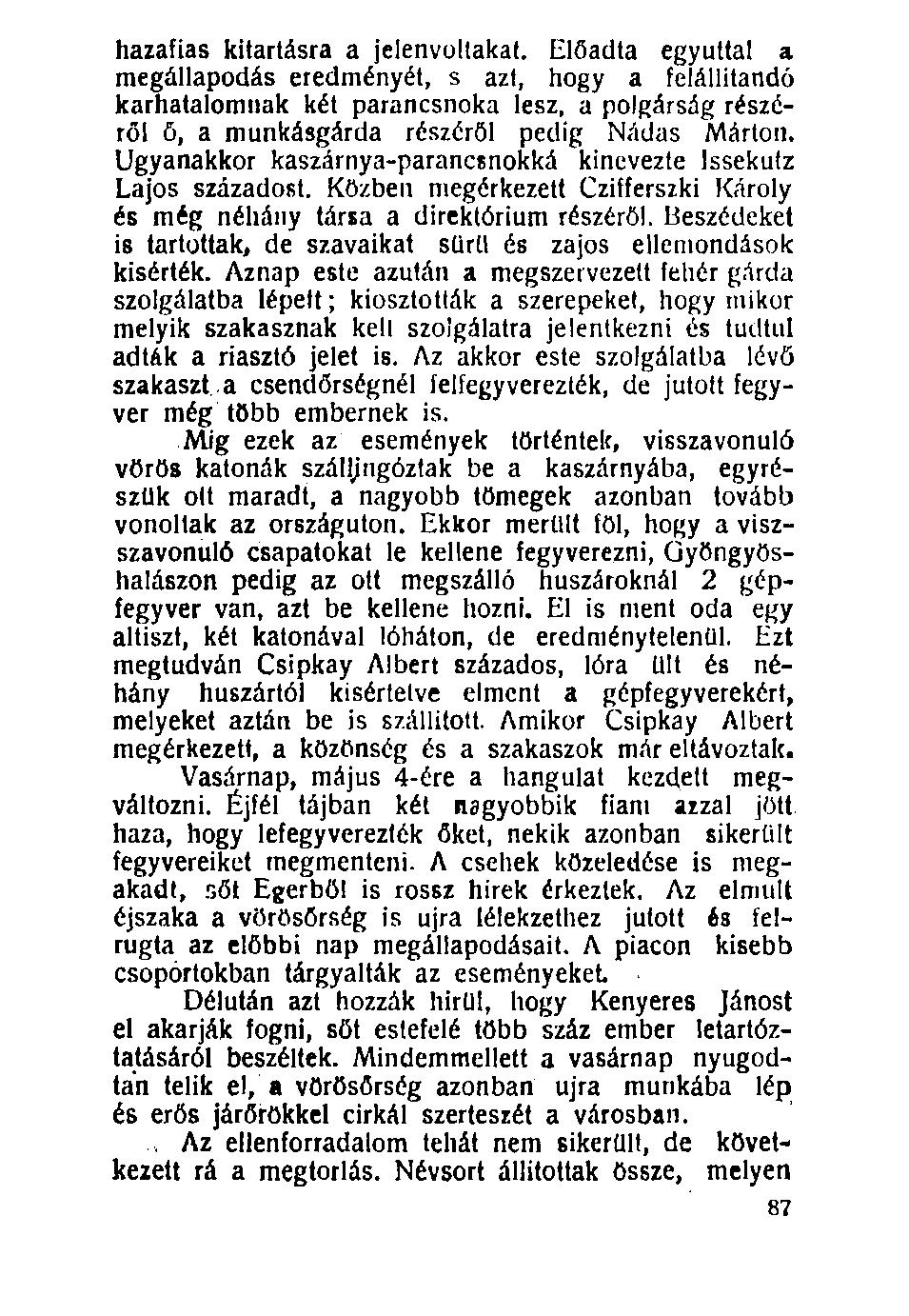 100. hazafias kitartásra a jelenvoltakat.
