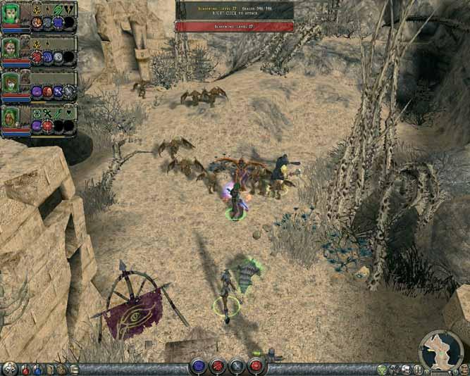 extra üsd a monsztát és a rémet ÜSD A MONSZTÁT ÉS A RÉMET AZZAL IS ARANNÁT VÉDED DUNGEON SIEGE II KÉPEKBEN A Dungeon Siege II szívét a taktikai harc alkotja, tehát nem mindegy, hogyan helyezkedünk