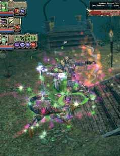 MMORPG lévén kimerevíteni itt nyílván nem tudjuk a játékot, így sokkal jobban kell figyelnünk emberi vagy NPC társainkra.